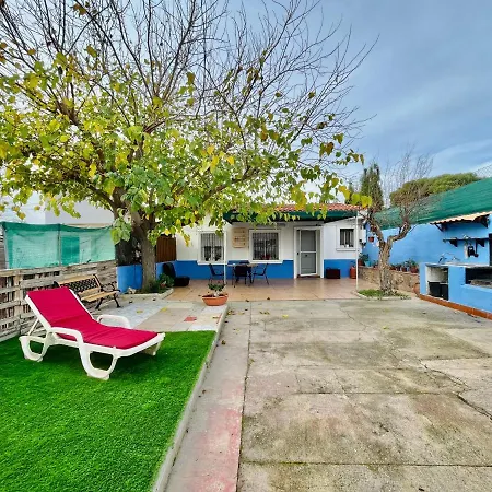 Ferienhaus Estudio Adosado Acogedor Con Jardin, Barbacoa Y Parking Privado